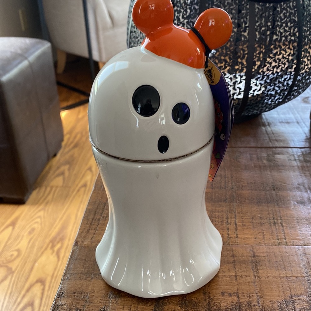 Disney Mickey Mouse Ghost Ceramic Candle - Picture 8 of 9